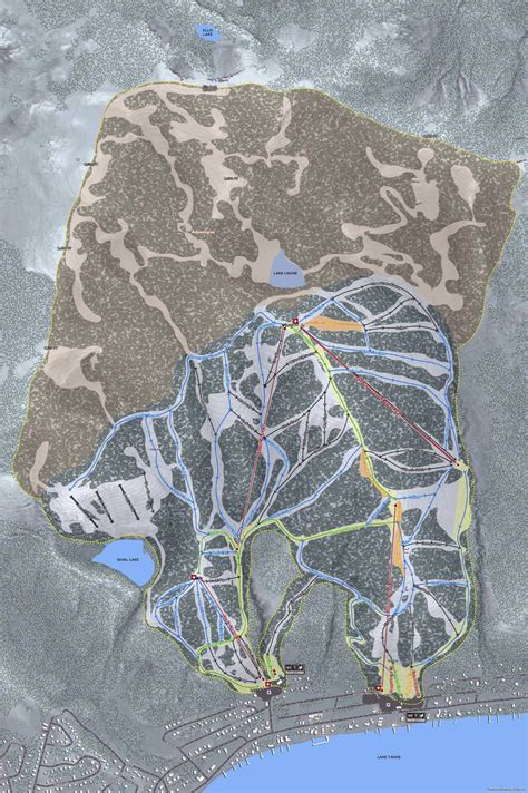 California Ski Maps | Homewood Ski Resort Trail Map