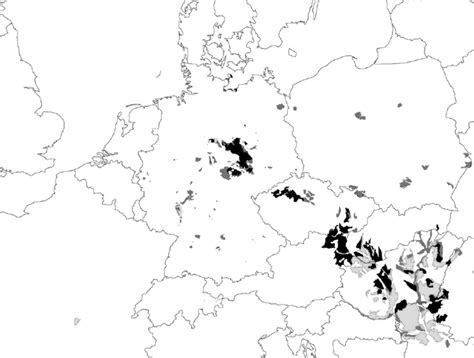 Distribution of Chernozems and Phaeozems in Central Europe. The map... | Download Scientific Diagram