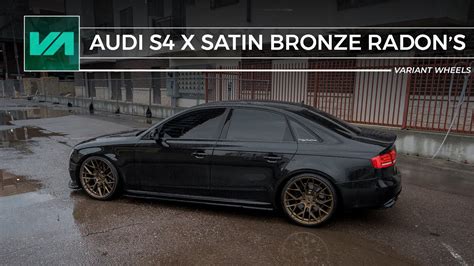 Audi S4 on Satin Bronze Radon's // Variant Wheels - YouTube