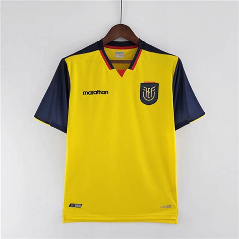 Ecuador World Cup 2022 Home Yellow Soccer Jersey Soccer Shirt | Soccer777