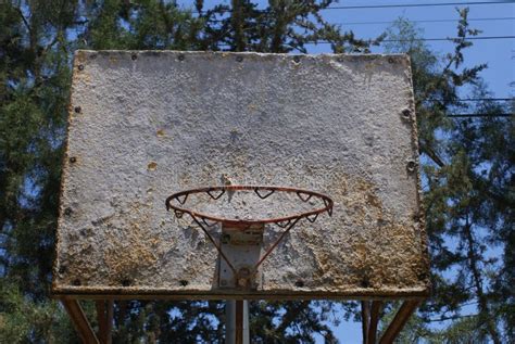 Old Basketball Court stock image. Image of ghetto, backboard - 10913011