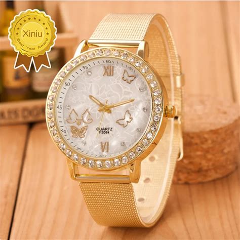 Geneva womens Luxury watches Reloj Mujer Ladies Casual Mesh Full ...