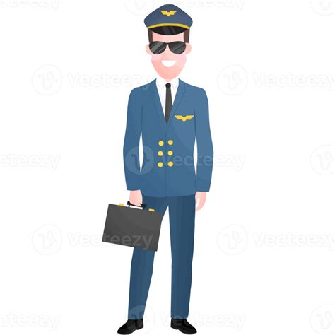 Pilot, capitan illustration cartoon character 20995028 PNG