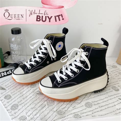 【Queen】New Korean Converse Sneakers Chunky Shoes For Women | Shopee Philippines