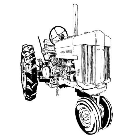 Printable Tractor Coloring Pages - Customize and Print