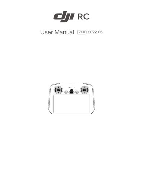 DJI RC User Manual v1.0 en | PDF | Bluetooth | Wi Fi