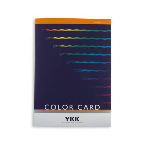 YKK Zipper Color Card - 582 Colors - WAWAK Sewing Supplies