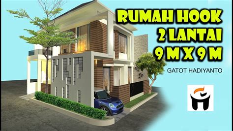 Desain Rumah Minimalis Hook 2 Lantai - Rumah Minimalis