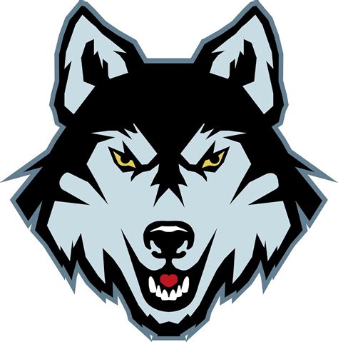 Amazon.com: Angry Blue Husky Wolf Cartoon Vinyl Sticker (All Sizes ...