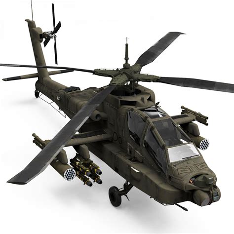 Boeing AH 64 APACHE Military Helicopter 3D Model | ubicaciondepersonas ...