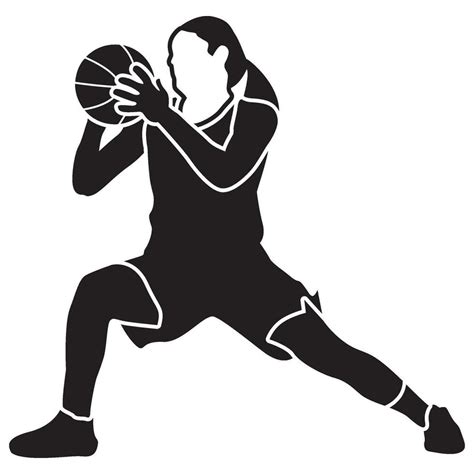 Basketball Girls Pose-Solid 25735286 Vector Art at Vecteezy