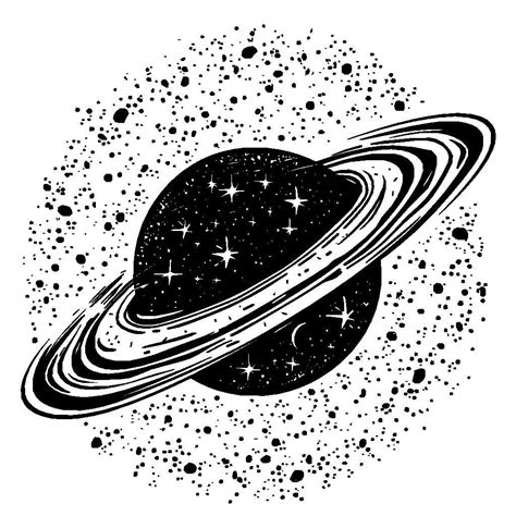 Free Galaxy Clipart Black And White SVG - K40 Laser Cutter