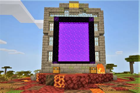 Ruined portal design : Minecraft