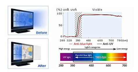 Anti Blue Light Screen Filter for 22 Inches Widescreen Desktop Monitor ...