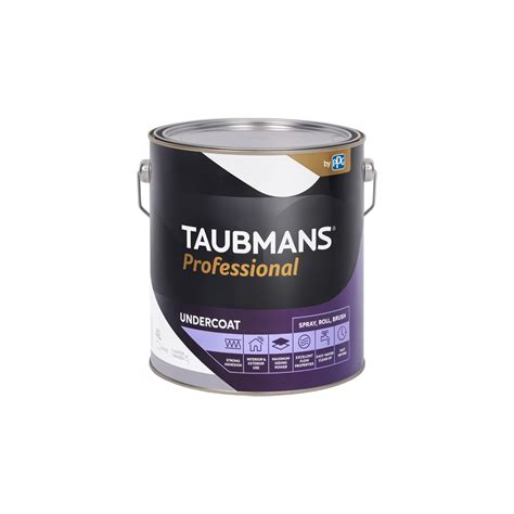 Taubmans 4L White Water Based Professional Undercoat Paint - Bunnings ...