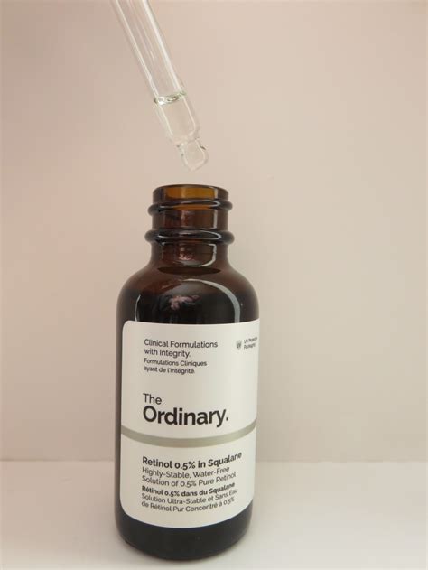 The Ordinary Retinol 0 5% in Squalane - Rakentaminen ja laitteet