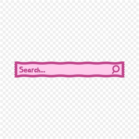 Google Search Vector Art PNG, Pink Cartoon Google Search Engine Bar ...