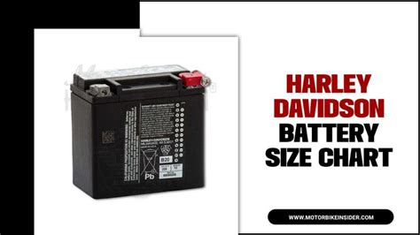 Harley Davidson Battery Size Chart: Follow This Guideline