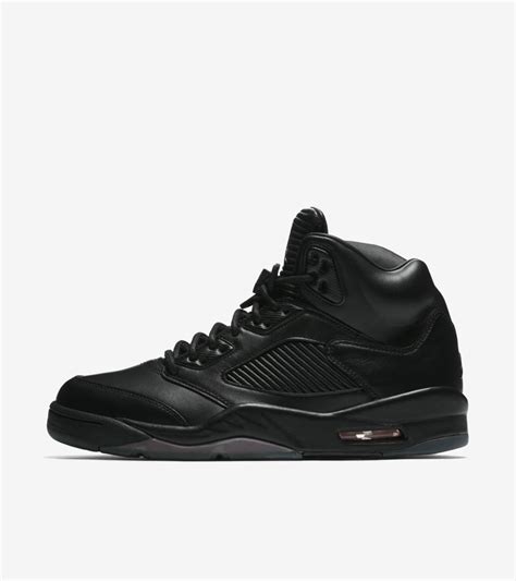 Air Jordan 5 Retro Premium 'Black' Release Date. Nike SNKRS