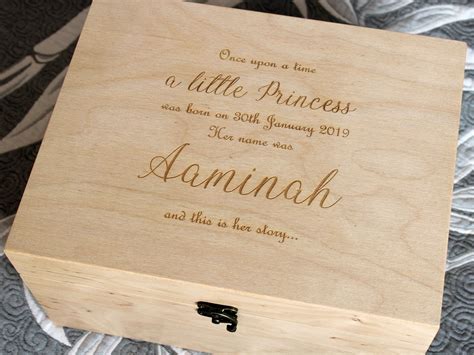 Custom Baby Memory Box, First Birthday Capsule, Newborn Gift Keepsake Box, New Mom Gift - Etsy ...