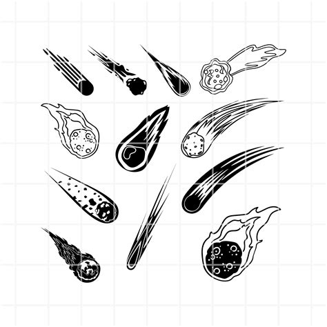 Comet SVG. Comet Png. Comet Clipart. Comet Cut File. Comet Cutting Set ...