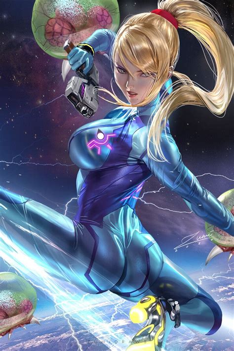 ArtStation - Samus, Zumi Draws | Samus, Anime, Merry christmas everyone