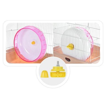 8.3inch Hamster Mice Gerbil Rat Exercise Wheel Silent Spinner PP Run Disc Small Animal Pet Toy ...