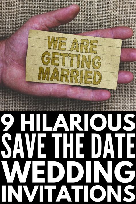 45 Unique Save the Date Wedding Invitation Ideas | Funny wedding invitations, Creative wedding ...