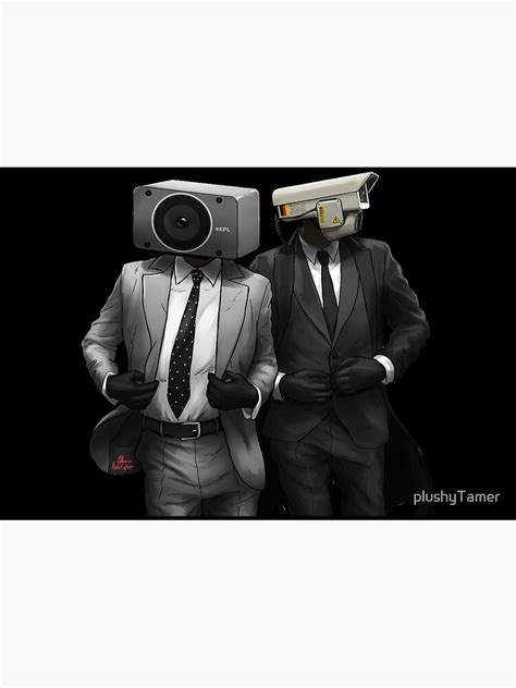 "Skibidi Toilet - Speakerman & Cameraman" Poster for Sale by plushyTamer | Redbubble