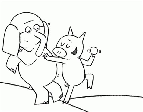 Elephant And Piggie Coloring Pages - Coloring Home