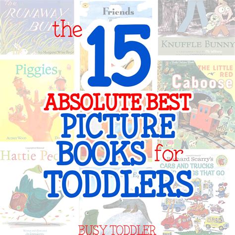 15 Best Picture Books for Toddlers - Busy Toddler