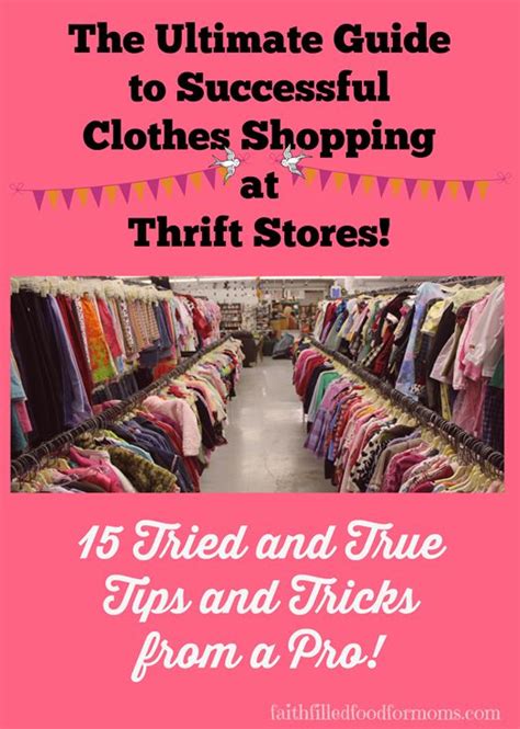 Ultimate Thrift Store Guide to Successful Clothes Shopping | Thrift ...