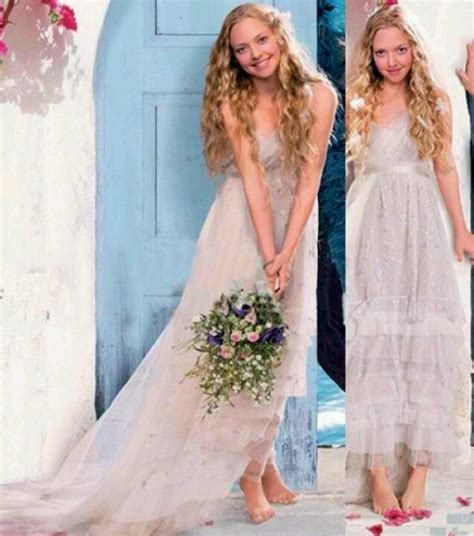 Love this dress!!! | Mamma mia wedding dress, Wedding dresses hippie, Mamma mia wedding