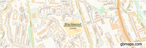 Blackwood Vector Street Map