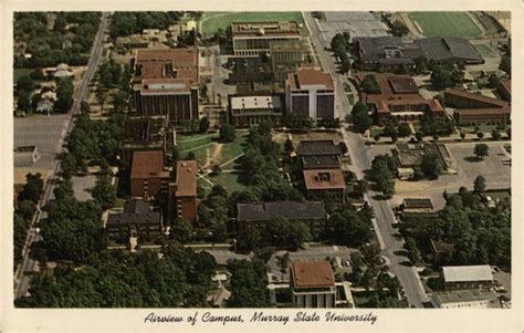 Murray State University - Aerial View of Campus Kentucky Postcard