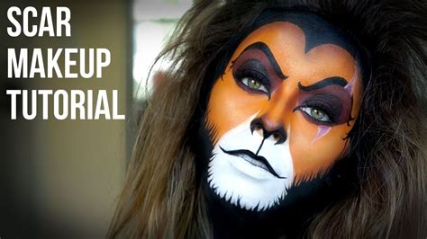 Lion King's Scar Makeup Tutorial - YouTube