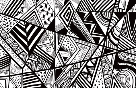 Abstract Art Black And White Drawings