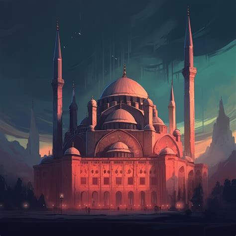 Premium AI Image | Mosque