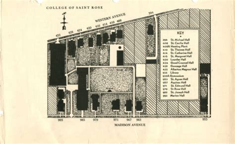 Saint Rose Campus Map