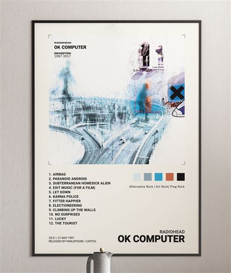 Radiohead - OK Computer Album Cover Poster | Architeg Prints