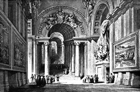 ARCH161: Scala Regia in the Apostolic Palace, Vatican, 1835