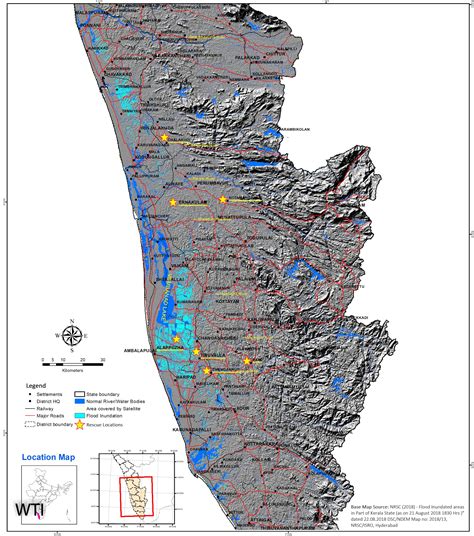 Kerala Floods Map Jungle Maps Map Of Kerala Flood Helps You Find | Images and Photos finder