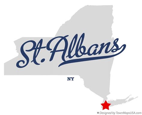 St Albans New York Map - Gisela Ermengarde