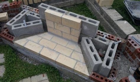 Image result for how to build an outdoor fireplace with cinder blocks ...