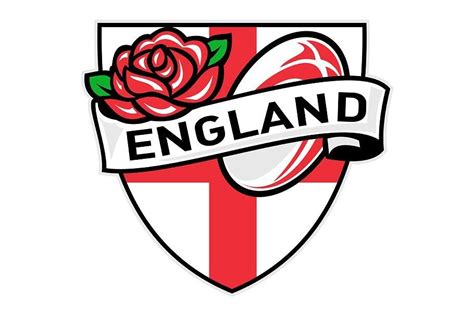 Emblem Of England Rugby Team - TysonCoaldrake