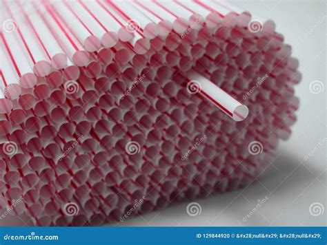 Plastic straws pollution stock photo. Image of environment - 129844920