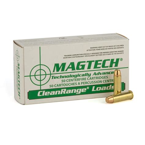 Magtech Clean Range, 9mm Luger, FEB, 124 Grain, 50 Rounds - 80740, 9mm Ammo at Sportsman's Guide