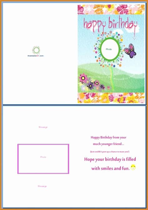 Birthday Card Template Word Fresh Greeting Card Template Word Notary ...