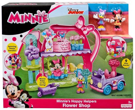 Fisher Price Disney Minnie Mouse Minnies Happy Helpers Flower Shop Playset - ToyWiz