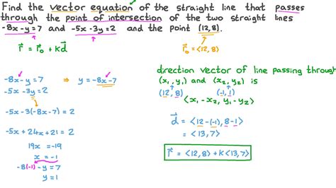 Vector Equation Of A Line Given 2 Points - Tessshebaylo